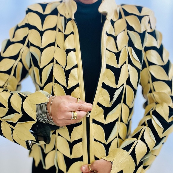 Vintage Stillman Studio Petal Leather Jacket - Picture 2 of 15